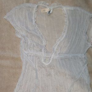 Becca Sheer White Coverup